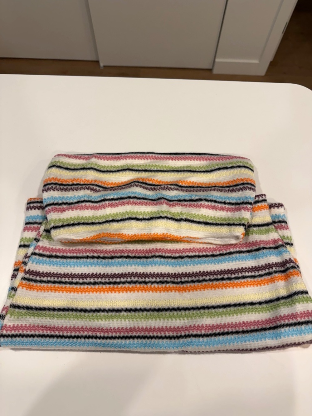 Princess Polly Striped Woven Skirt Set Size 4
